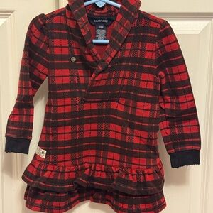 Ralph Lauren Red and Black Checkered Dress